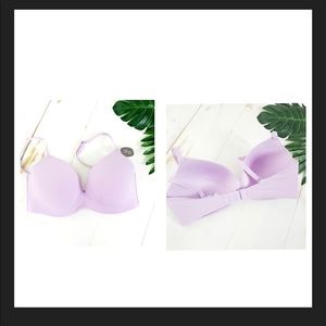 NWT Sec Treasures Women's Wireless Bra Purple 38D